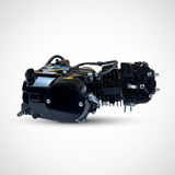 Madmunk 125cc engine block black - Manual - 4 Gears kickstart. 