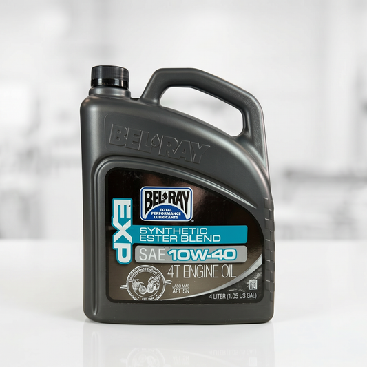 Bel-Ray EXP Synthetic 10W-40 – 4-stroke Engine Oil - 4 liters! 