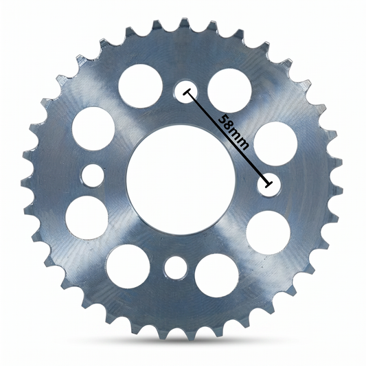 Rear sprocket 4 holes Dax 28 / 30T / 32T / 33T / 35T / 36T / 37T / 39T / 40T / 42T 