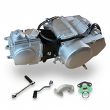 Madmunk 90cc Engine block silver - Manual - 4 Gears kick start. Dax,. (88cc) 