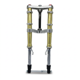 USD-Gabel Dax 40mm 4 Kolben Gold und Chrom 