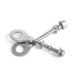 Set Kettingspanners zilver (2 stuks) - voor standaard Dax achterbruggen