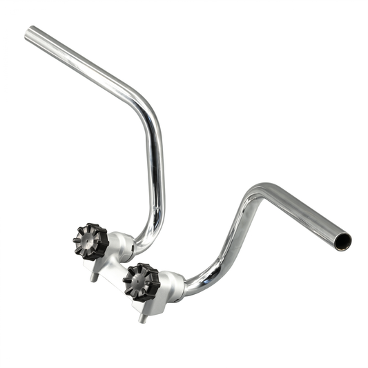 Original type handlebar set - Silver / Chrome for Honda, Skyteam, Zhenua,... Dax 