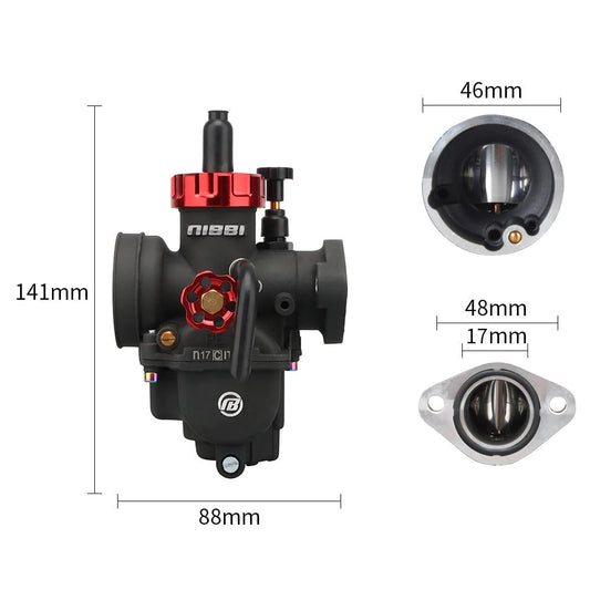 Nibbi Racing carburetor PE 17 mm Flange Racing version. Dax - Monkey...