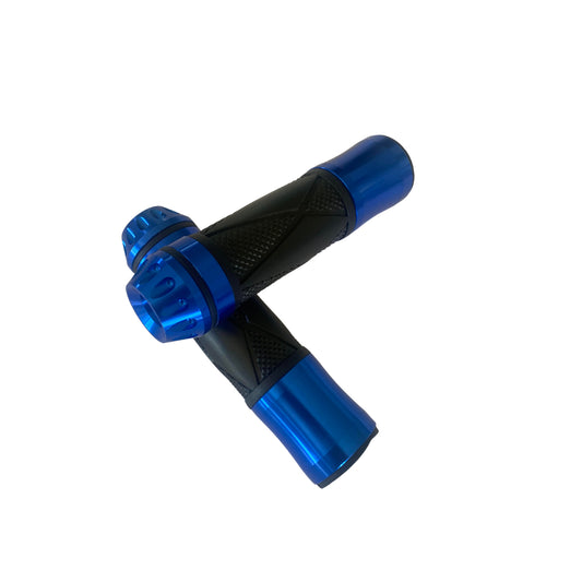 CNC blue handles with bar end ㅤㅤ