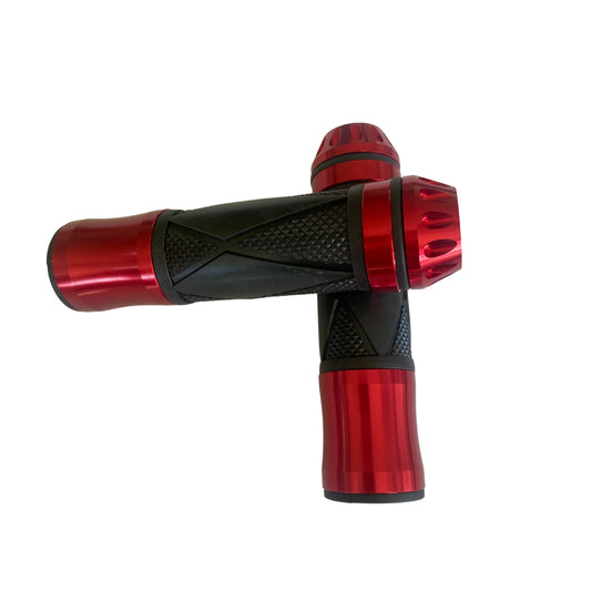 CNC red handles with bar end