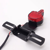 Universal red rear light Middle finger (with brake light and license plate holder)