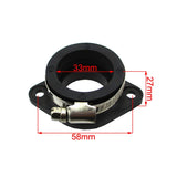 Carburateur Adapter / Inlaatrubber Zongshen 190cc type - (Zs1p62yml-2)