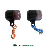 Indicators / indicators Dax smoked glass and 12V lamp (2 pieces)