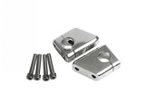 Chrome Handlebar Brackets and Handlebar Holders (Set of 2)