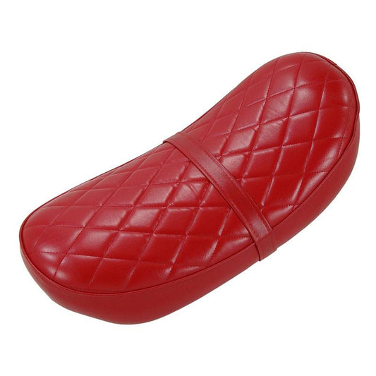 Low saddle banana diamond pattern red for Honda, Skyteam, Zhenhua,... dax