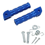 CNC footrests - 21 mm blue for Dax and Monkey models