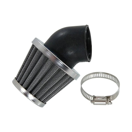 Air filter K&N chrome type 45° Angled 35MM