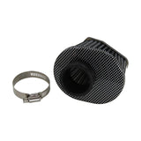 Air filter hexagonal carbon look 38mm