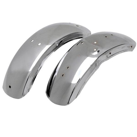 Set Chrome Mudguards (Front + Rear) - Original Type for Honda Dax (6V)